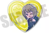 中須かすみ 「ラブライブ!虹ヶ咲学園スクールアイドル同好会 にゅ～とろ ハート型缶バッジ」
