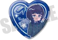 朝香果林 「ラブライブ!虹ヶ咲学園スクールアイドル同好会 にゅ～とろ ハート型缶バッジ」
