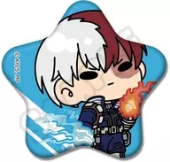 M-YB. Shoto Todoroki Minna mochocho Taisaku! The 3rd star-shaped metal badge "MY HERO ACADEMIA"