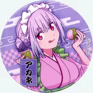 新条アカネ 「グリッドマンユニバース POP UP SHOP in TSUTAYA 缶バッジ 和菓子ver.(描き下ろしイラスト)」