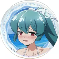 水神小夜B 缶バッジ 「DMMスクラッチ! TVアニメ 魔法少女にあこがれて 水着 スクラッチ」 E-6賞