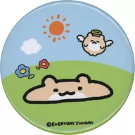 絶対に死なないハムスターB 缶バッジ 「DMMスクラッチ! EVERYDAY SUNDAY くまのまーくんとなかまたち スクラッチ」 E-10賞