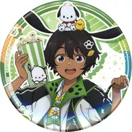 Lemon roasted salt x Pochakko (normal) "There are too many heroines who lose! x Sanrio Character Connectors metal badge"