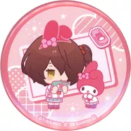 小鞠知花×マイメロディ(ノーマル) 「負けヒロインが多すぎる!×サンリオキャラクターズ 缶バッジ ミニキャラver.」