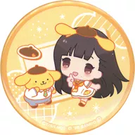 温水佳樹×ポムポムプリン(ノーマル) 「負けヒロインが多すぎる!×サンリオキャラクターズ 缶バッジ ミニキャラver.」