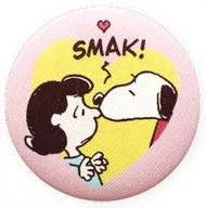 スヌーピー＆ルーシー 「PEANUTS(SNOOPY) シークレットキャンバス風缶バッジ」