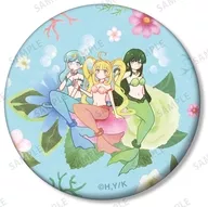 るちあ＆波音＆リナ 「ぴちぴちピッチ トレーディング Botania マット缶バッジ」
