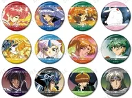 全12種セット 「魔法騎士レイアース トレーディンググリッター缶バッジ」