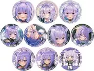 Conjunto de 10 tipos "Virtual YouTuber hololive Nekomata Okayu -Art Selection - Only metal badge"