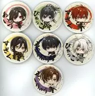 [A la Carte] Group Chibi Character metal badge 7-Type Set "Switch Soft BYAKKO ~ Shijin-Buen Koiki ~ ebtenDX Pack" Special Bonus