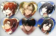 [A la Carte] Gathered Heart metal badge 6-Piece Set "Switch Soft BYAKKO ~ Shijinbuiten Koiki ~ Bic Camera / Animega × Sofmap Limited Set" Bonus included