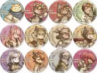 [A la carte] Senjo no Fuga 3 Character Tsuru metal badge 12 pcs set "Switch Soft Senjo no Fuga 1, 2, 3 Trilogy Box Famitsu DX Pack 3D Crystal Set" Bônus especial