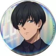 Hishishi Rin "TV Anime Blue Rock POP UP Special Exhibition at baseyard Tokyo 3 th Trading Big Can Badge Aurora Ver. 75 mm"