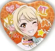 宮下愛 「ラブライブ!虹ヶ咲学園スクールアイドル同好会 POP UP SHOP in マルイ 描き下ろし ギャル制服ver. トレーディングハート型缶バッジ」