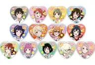 全13種セット 「ラブライブ!虹ヶ咲学園スクールアイドル同好会 POP UP SHOP in マルイ 描き下ろし ギャル制服ver. トレーディングハート型缶バッジ」