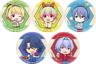 全5種セット 「アイドルマスターシリーズ×西武園ゆうえんち レトロフェス 缶バッジ ミニキャライラスト BOX SideM」