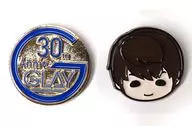 JIRO Pin Set (conjunto de 2 peças) "GLAY 30 th Anniversary Enterme Demarquia vol. 2" Pin Set Prize
