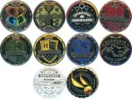 10-type set "Harry Potter Gold Badge Quidditch"