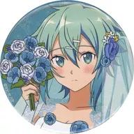 シノン 描き下ろし 65mm缶バッジ ウェディングドレスVer. 「ソードアート・オンライン POP UP SHOP 2025」