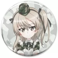 Ai Shimada 里寿 65 mm metal badge Military Maid Ver. "GIRLS & PANZER Final Chapter"