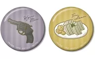 Kogoro MORI & Toru Amuro Image Motif metal badge 2-Piece Set "CASE CLOSED"