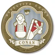 Edogawa Conan Image Motif 3-Way metal badge "CASE CLOSED"