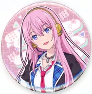 教室のセカイの巡音ルカ グリッター缶バッジ 「はっぴーこれくしょんくじ 劇場版プロジェクトセカイ 壊れたセカイと歌えないミク A BOX」 E賞