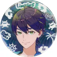 Kenmochitoya Hologram metal badge "Virtual YouTuber Nijisanji ROF-MAO 2nd LIVE-Limitless"