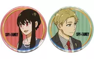 Yeol Foger & Lloyd Foger metal badge Two Types Set "Blu-ray/DVD SPY×FAMILY Season 2" Rakuten Books Limited Purchase benefits Vol.