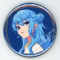 Hoshigai Suisei (cabelo comprido / virado para a direita / Aori) "Virtual Youtuber Hololive SUISEI ARCHIVES" Hoshigai Suisei 『 Beautiful 』 metal badge Collection "