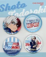 Shōto Todoroki metal badge 4 peças set "My Hero Academy"