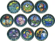 全10種セット 「ディズニー ピクサー1 金バッジ」