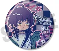 阪久明(パンク) 「会社と私生活 にゅ～とろ ホログラム缶バッジ」