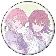 天久鷹央＆鴻ノ池舞 「天久鷹央の推理カルテ 缶バッジ 01.グラフアートスケッチイラスト」