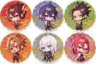 [A la Carte] Set Chibi Character metal badge 6-Variety Set "Switch Soft Juki no Kizuna for Nintendo Switch ebtenDX Pack + Chibi Character metal badge Set" Special bonus included