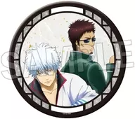 5.坂田銀時＆長谷川泰三 ギラギラ缶バッジ 大 vol.2 「銀魂」