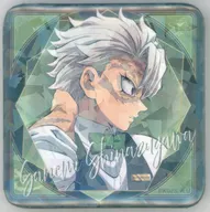 不死川実弥(バストアップ) グリッター缶バッジ 「鬼滅の刃×ufotable MOCKTAIL BAR GINZA COLLECTION LOTTO 不死川実弥」