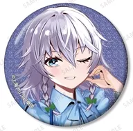 十六夜咲夜(顔アップ) 「東方Project 松本能人イラスト ウォッチコーデver. トレーディンググリッター缶バッジ」