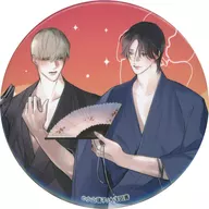 小山璃子先生イラスト 「社会人カップルのSummer Vacation by eeo BLフェア 缶バッジ 01/(描き下ろしイラスト)」