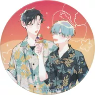 ぺそ太郎先生イラスト 「社会人カップルのSummer Vacation by eeo BLフェア 缶バッジ 02/(描き下ろしイラスト)」