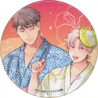 佐々木ありこ先生イラスト 「社会人カップルのSummer Vacation by eeo BLフェア 缶バッジ 02/(描き下ろしイラスト)」