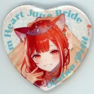 ラトナ・プティ(枠文字) 「バーチャルYouTuber にじさんじ Prism Heart June Bride ランダムハート型缶バッジ Bグループ」