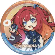 Senadia Part 2 Chibikko Tea Party Series metal badge "Collapse 3rd"