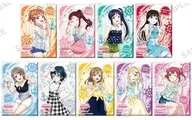 全9種セット 「ラブライブ!スクールアイドルフェスティバル しかくい缶バッジコレクション Aqours サマーナイトver.」