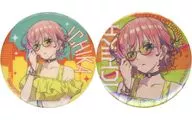 中野一花 缶バッジ2個セット 「きゃらっとくじ 五等分の花嫁＊ ～Vivid City Rhythm～」 E-1賞