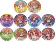 全5種セット 缶バッジ2個セット 「きゃらっとくじ 五等分の花嫁＊ ～Vivid City Rhythm～」 E賞