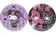 マイメロディ＆クロミ(クロミウインク) 缶バッジSET 「Happyくじ My Melody ＆ Kuromi 50th＆20th Anniversaries」 G賞