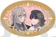 久堂清霞＆斎森美世 「わたしの幸せな結婚×浅草ロマン館 トレーディングブローチ風缶バッジ」