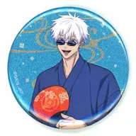 五条悟(背景模様あり) 「呪術廻戦 描き下ろし 浴衣ver. トレーディンググリッター缶バッジ」