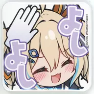 "Virtual YouTuber WeatherPlanet in E-DINER Trading Stamp metal badge" by Hinata Tensei